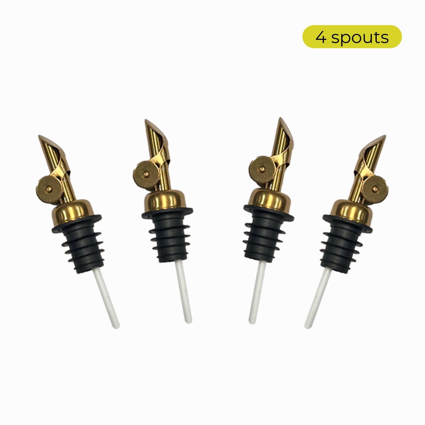 Gold Oil and Vinegar Dispenser