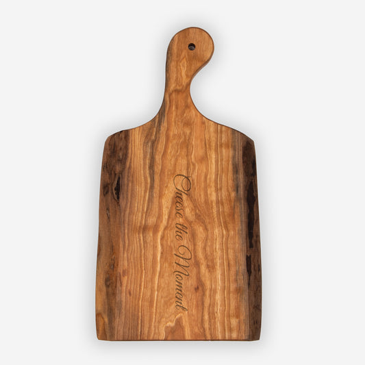 Cheese the Moment - Live Edge Artisan Wood Serving Board by Asteri Home
