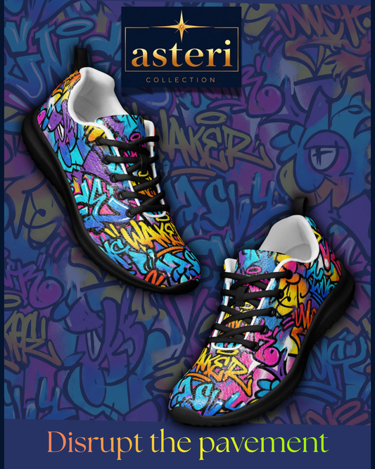 Men’s athletic shoes - Graffiti Sneakers