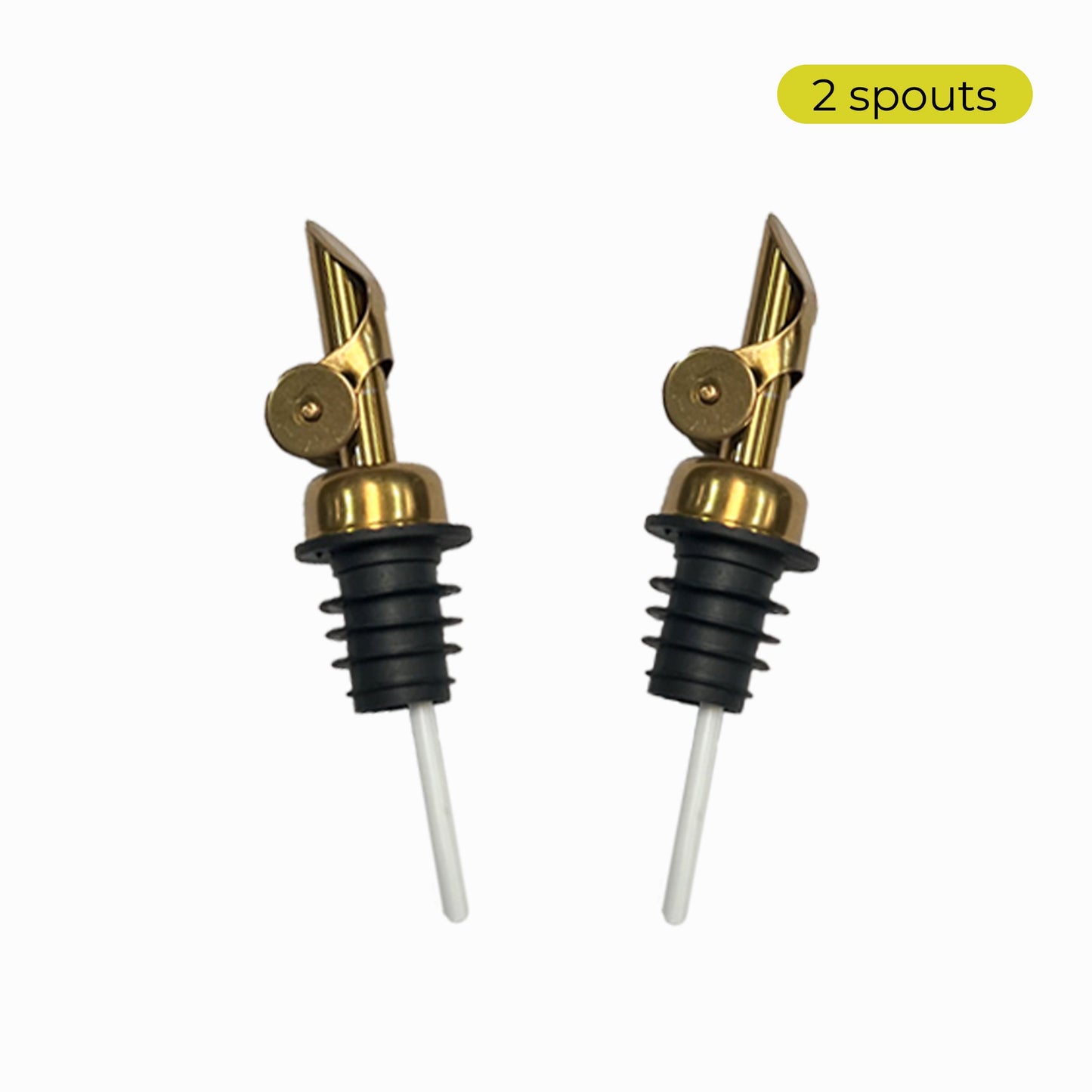 Gold Oil and Vinegar Dispenser