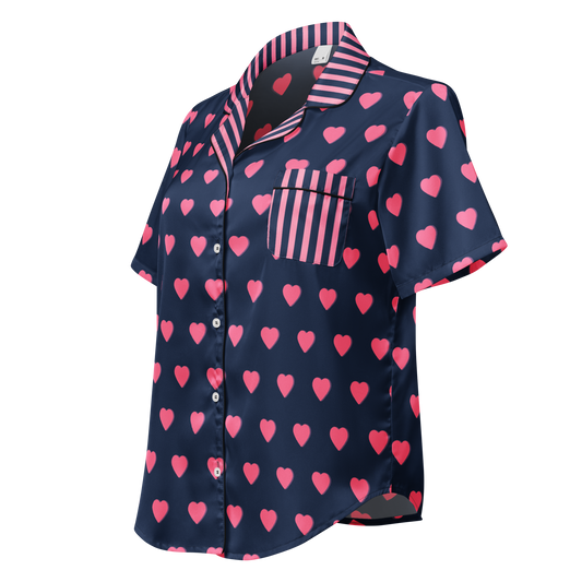 Be Mine - Valentine women’s short sleeve pajama top