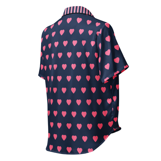 Be Mine - Valentine women’s short sleeve pajama top