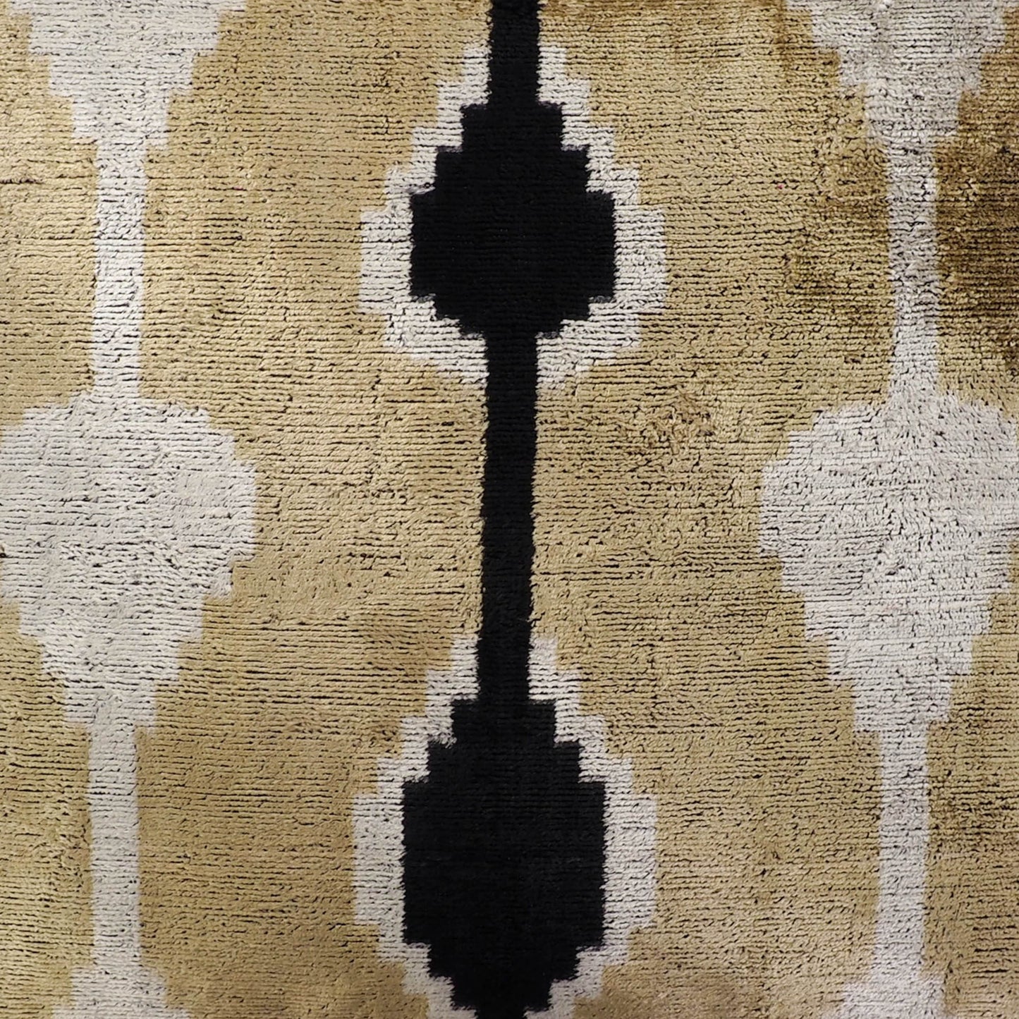 Kisses Silk Velvet Ikat Throw Pillow Cover 20 X 20