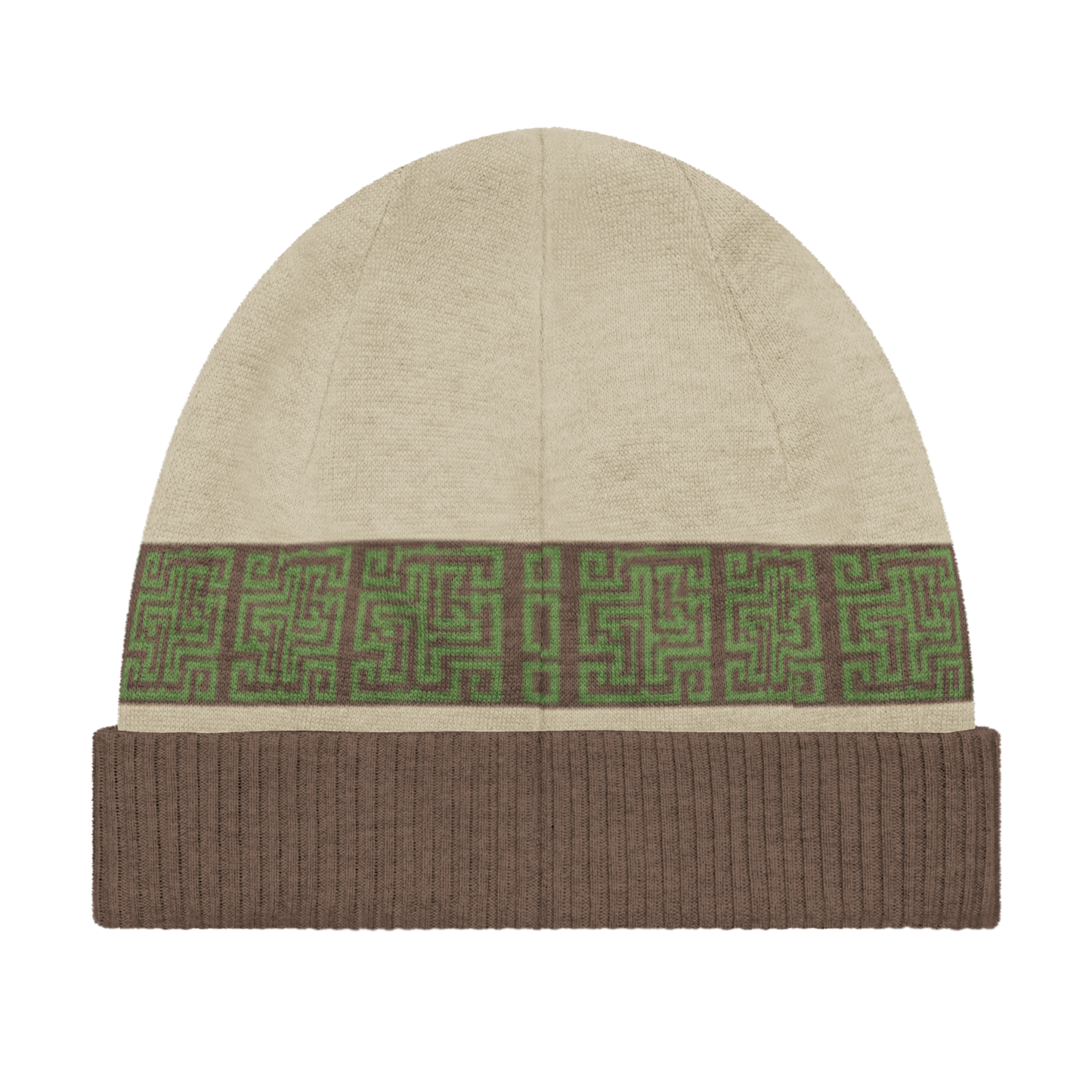 Unisex Relaxed fit knitted crew neck sweater - "Hellenic Horizons"