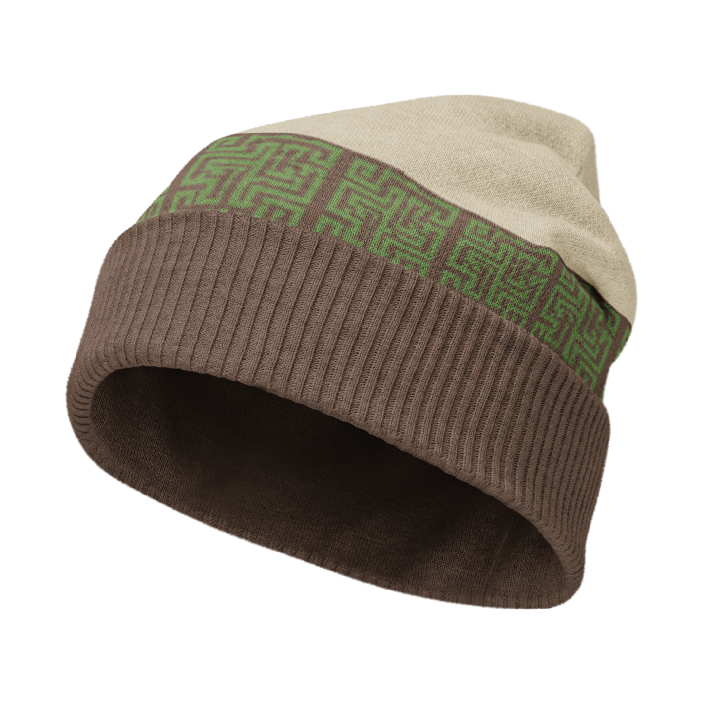 Unisex Relaxed fit knitted crew neck sweater - "Hellenic Horizons"