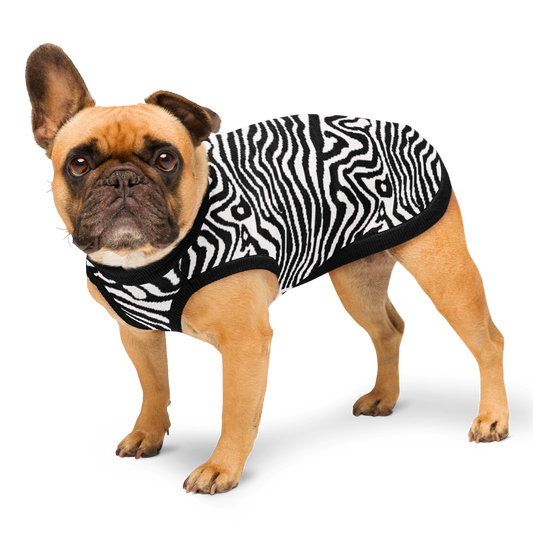 Knitted pet sweater - Zebra Collection