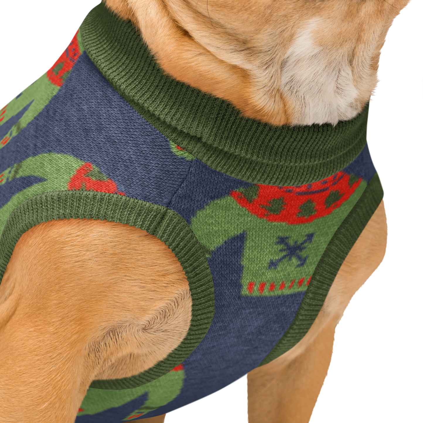 Knitted Pet and Dog Holiday Christmas Sweater