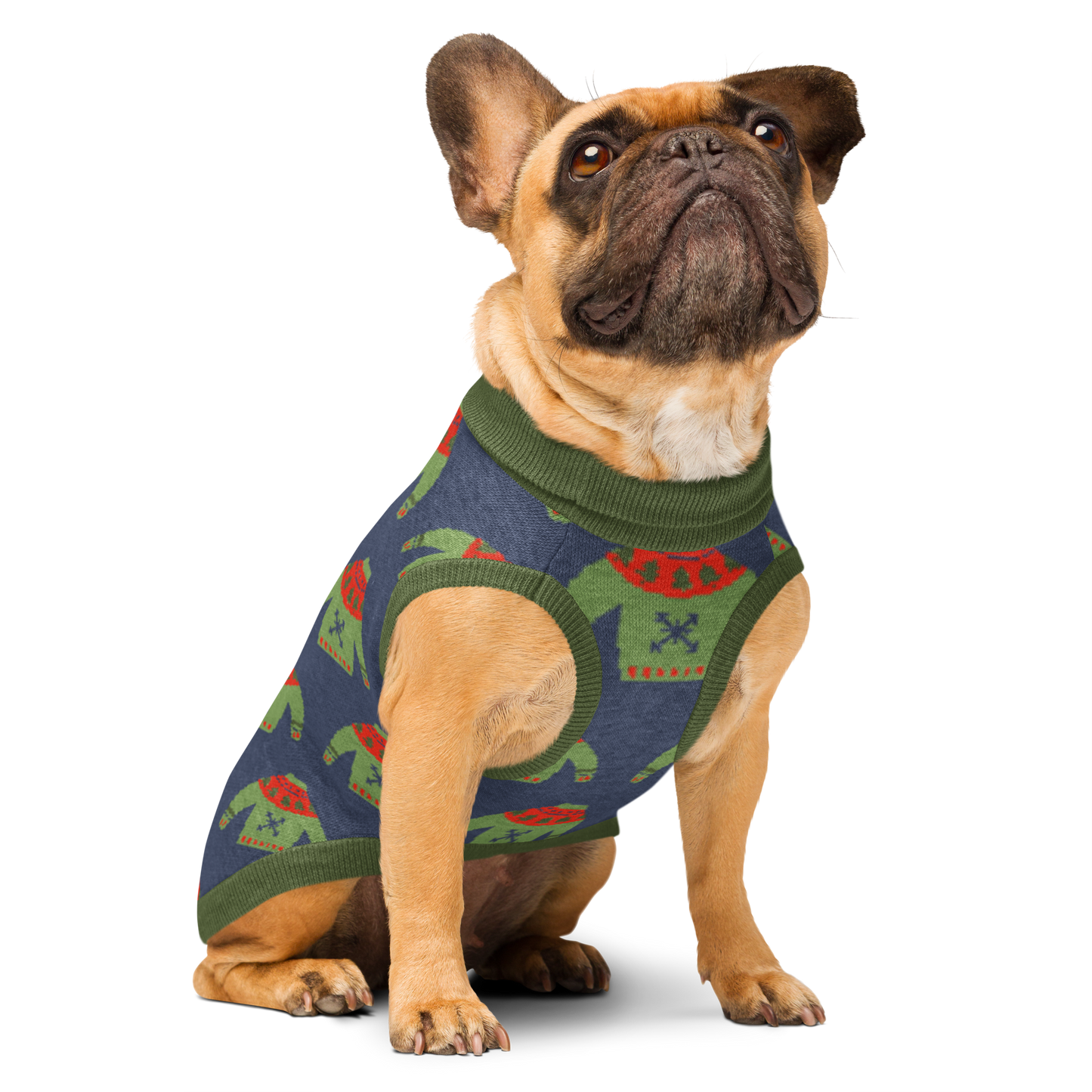 Knitted Pet and Dog Holiday Christmas Sweater