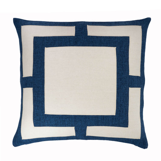Mykonos Throw Pillow Cover, 22" X 22"