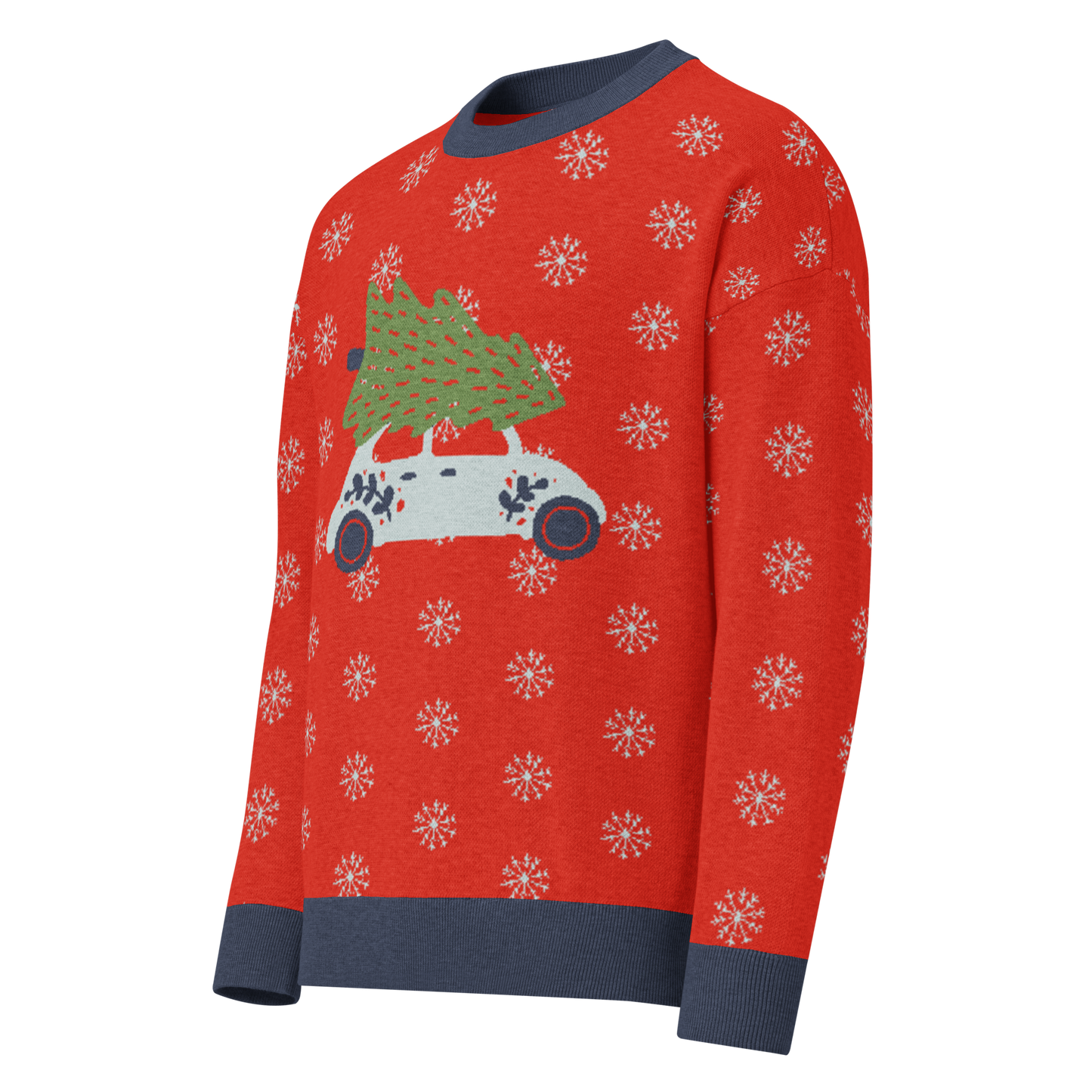 Relaxed fit knitted sweater - Christmas Time