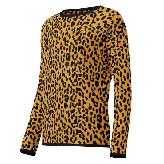 Women’s knitted Jaguar Print sweater