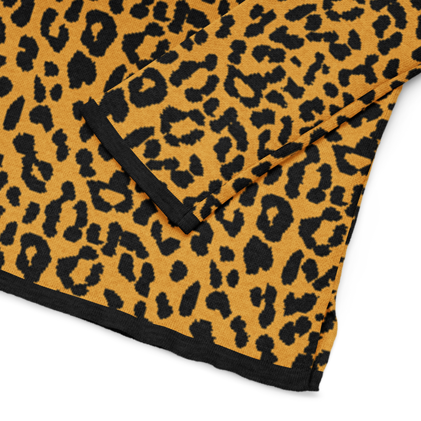 Women’s knitted Jaguar Print sweater