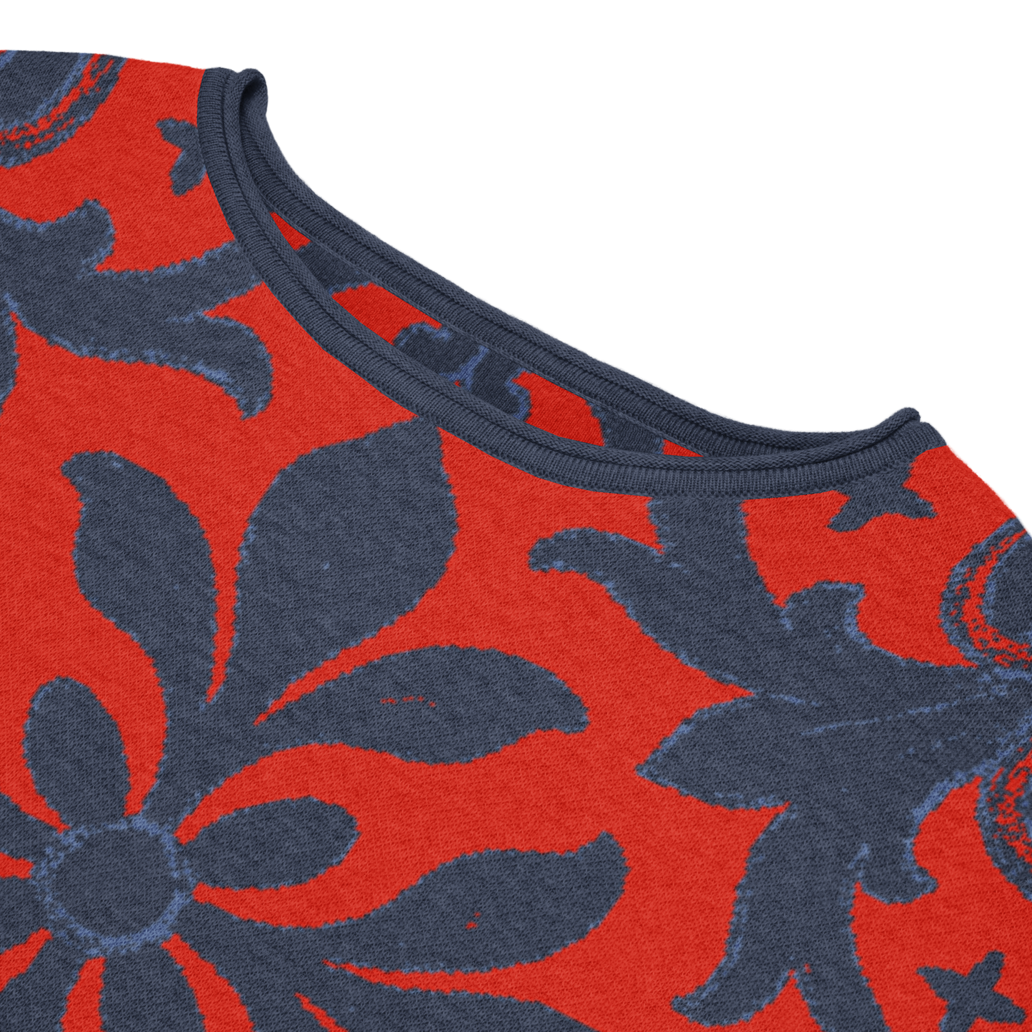 Women's straight bottom knitted sweater - Italian Christmas